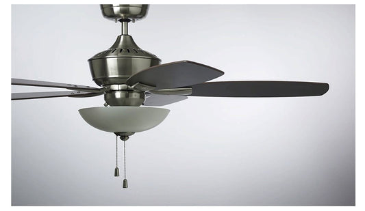Luminance Kathy Ireland Home Lindell 52" Ceiling Fan LED w/ 5 Reversible Blades-  CF825BS