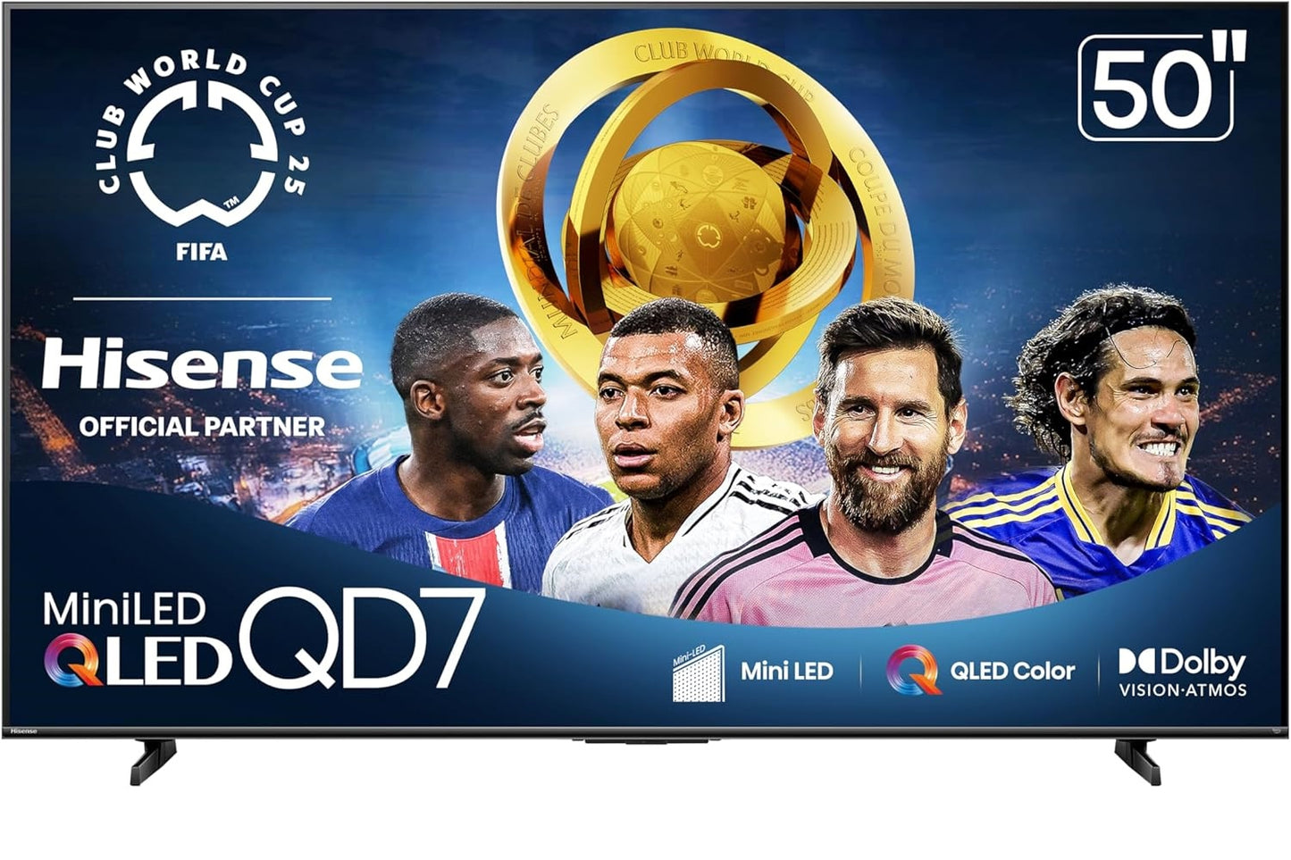 Hisense 50" Class QD7 Series Mini-LED QLED 4K UHD Smart Fire TV 50QD7QF