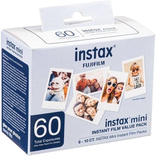 FUJIFILM INSTAX MINI Value Pack Instant Film 60 Exposures 600016111