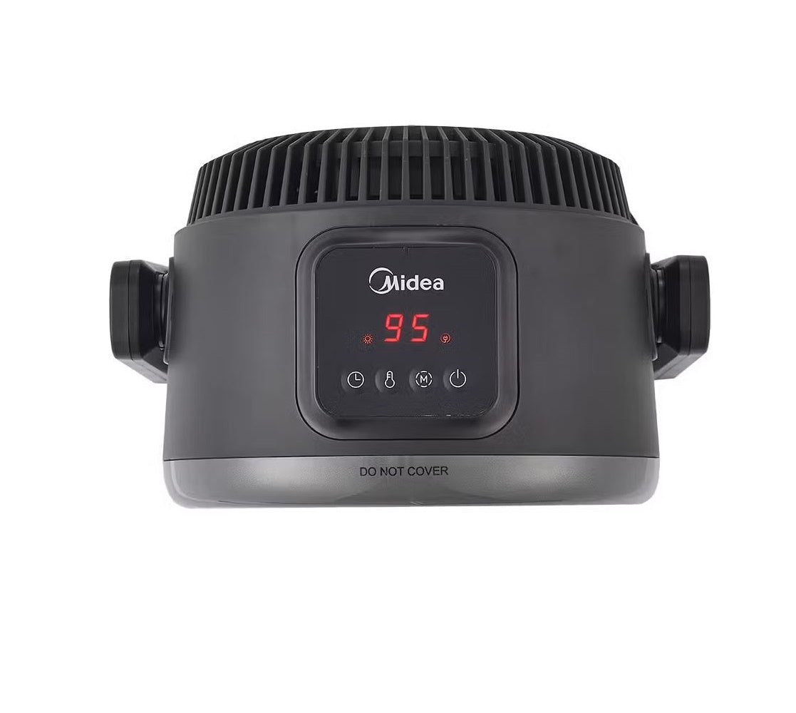 Midea Digital Turbo Space Heater and Fan with 4 Speed Settings MSH23FT3DSB