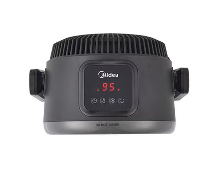 Midea Digital Turbo Space Heater and Fan with 4 Speed Settings MSH23FT3DSB