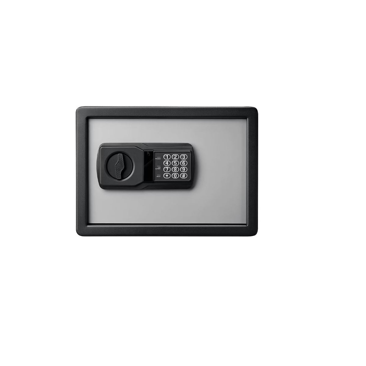 Fortress Personal Safe with Electronic Lock, Rounded Edges - Two Tone Black, Gray 44E20BG