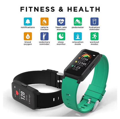 iTouch Active 4 Unisex Blue Smartwatch Fitness Tracker TC4S01-G06