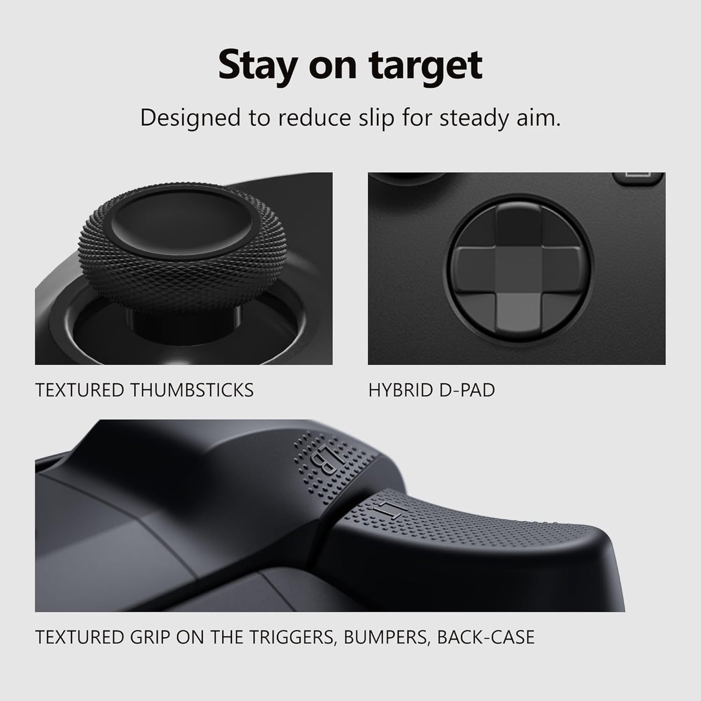 Microsoft - XBOX Wireless Controller for XBOX Series X, XBOX Series S, XBOX One, PCs - Carbon Black