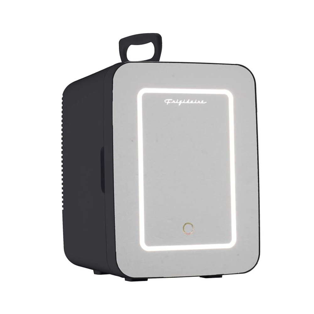 Frigidaire EFMIS170-BLACK Mini Portable Lighted Mirror Fridge Cooler ...
