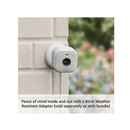 Blink Wired Floodlight Camera with Mini 2 Camera, Weather Resistant 13' Power Adapter and Yard Sign
