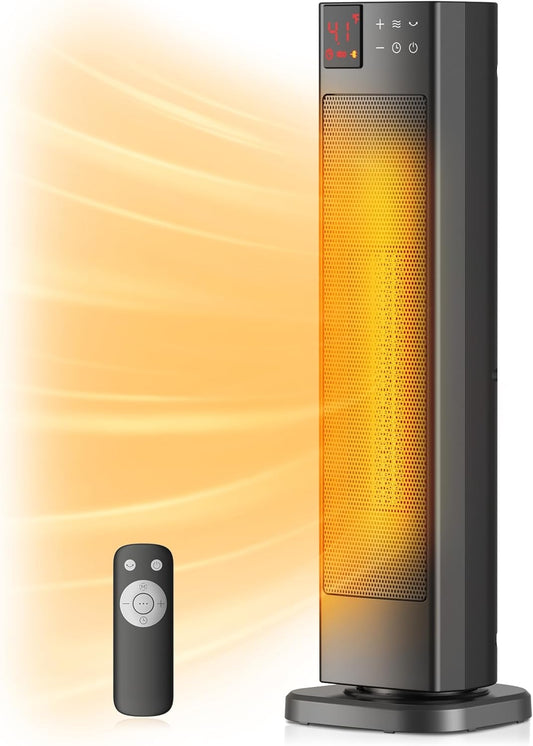 PELONIS 1500 -Watt Ceramic Tower Indoor Electric Space Heater with Thermostat with Remote PHF15RSAPH23