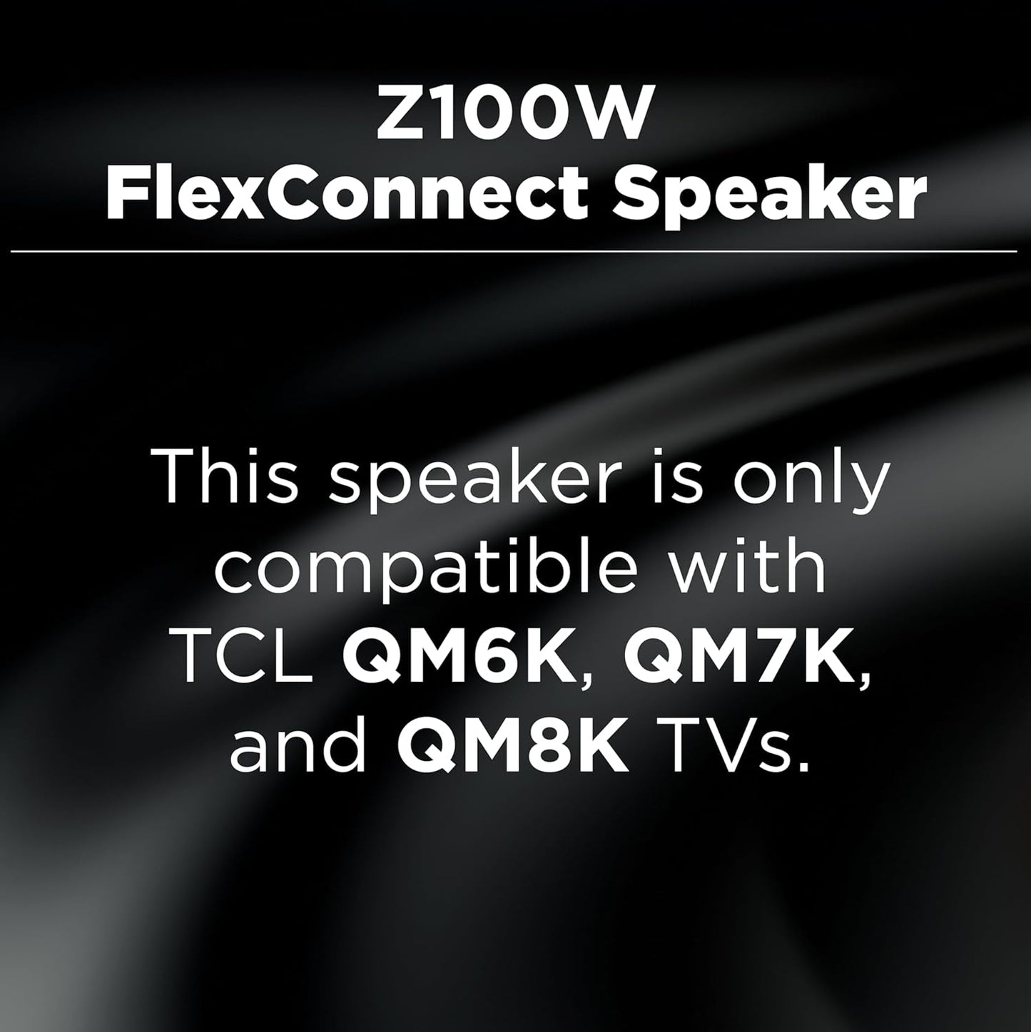 TCL Z100 Wireless Home Theater Speaker with Dolby Atmos FlexConnect Technology Black