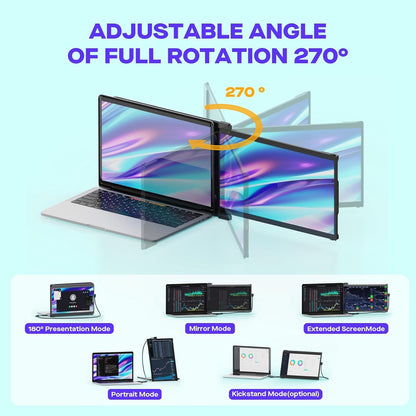 Mobile Pixels Nexus 13.3" 1080P Portable Laptop Monitor, USB Type-C/USBA/HDM 101-1013P01