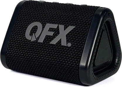 QFX BT-ZXO IPX-7 Rechargeable Waterproof Portable Bluetooth Speaker Black