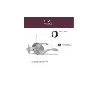Primrose Satin Nickel Passage Hall/Closet Door Handle LS9X23SYYC