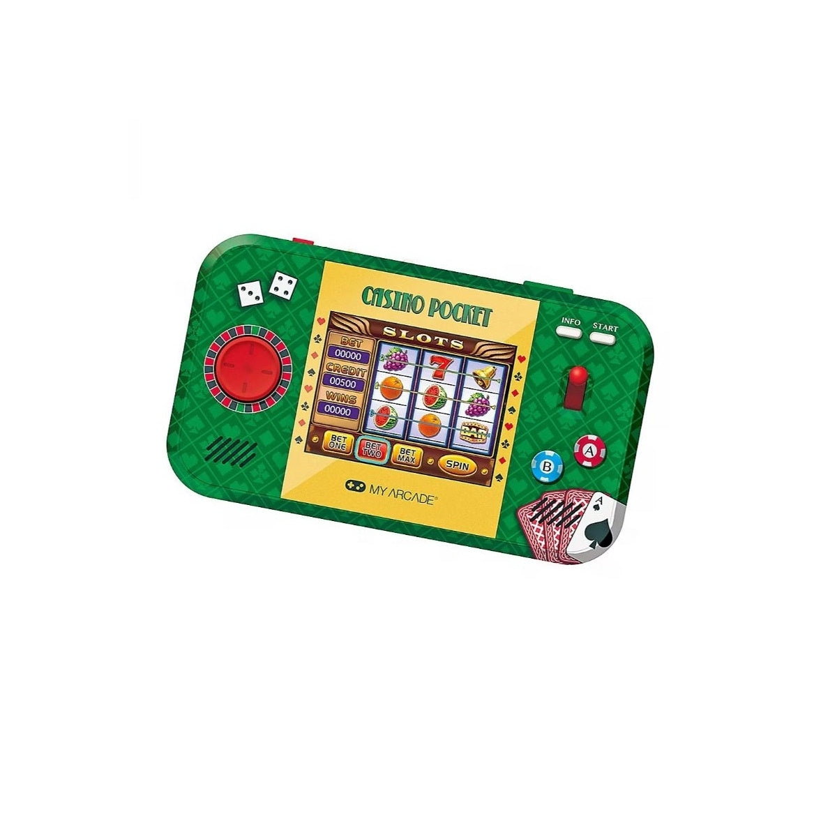 My Arcade Casino Pocket w/ 30+ Different Games 3.5" Full-Color Display DGUN-3948