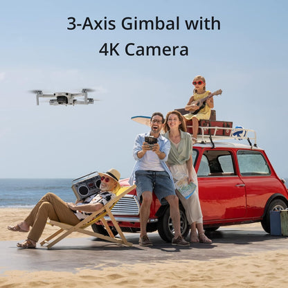 DJI Mini 2 – Ultralight and Foldable Drone Quadcopter, 3-Axis Gimbal with 4K Camera, 12MP Photo, 31 Mins Flight Time