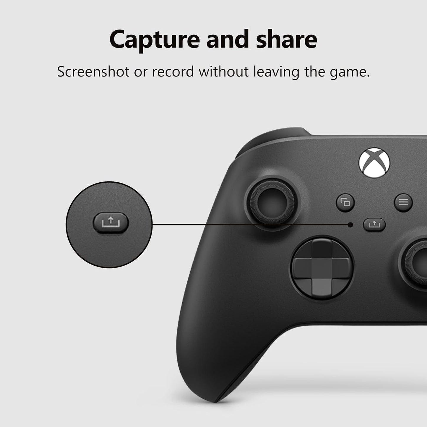 Microsoft - XBOX Wireless Controller for XBOX Series X, XBOX Series S, XBOX One, PCs - Carbon Black