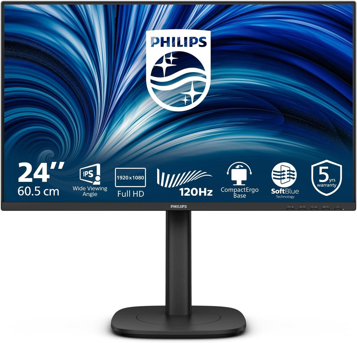 PHILIPS 24B2N3200J 24" Monitor IPS Full HD 1920 x 1080, 4 ms, 120 Hz