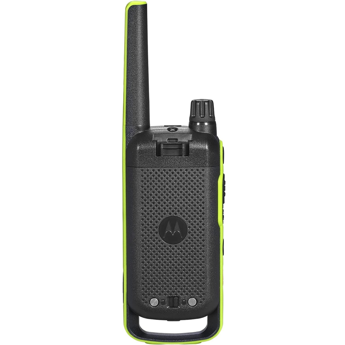 Motorola Solutions T803 Waterproof IP54 Two Way Radio Walkie Talkie 35 mi. Bluetooth w/Charging Dock 2-Pack Lime Green