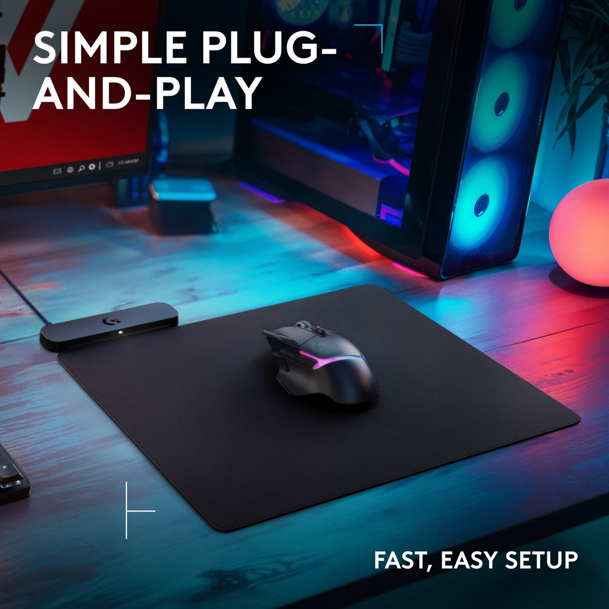 Logitech G POWERPLAY 2 Wireless Charging Pad Black 947-000001