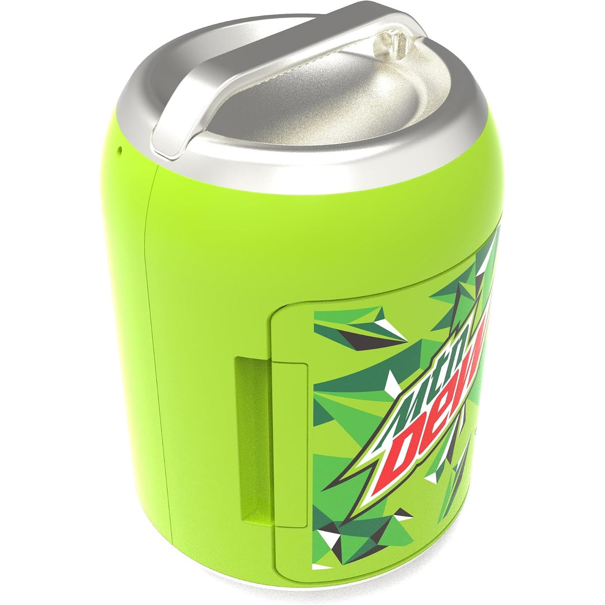 Mountain Dew MIS604MD 0.14-Cu. Ft. 6-Can Portable Mini Fridge, Green