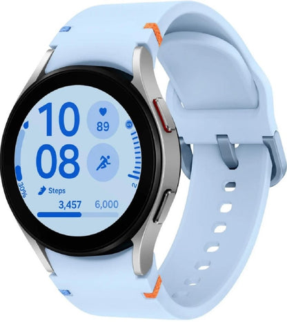 Samsung Galaxy Watch FE 40mm Smartwatch Silver Blue Band (2024) SM-R861NZSAXAA