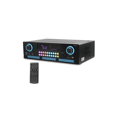 Technical Pro RX506H 2000-Watt Bluetooth Stereo Power Amplifier with AM/FM Radio