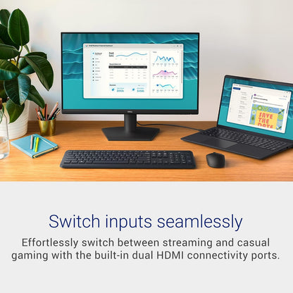 Dell SE2426H 23.8" FHD IPS Monitor – 144Hz, 1ms MPRT, AMD FreeSync, Dual HDMI