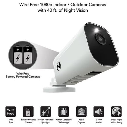 Night Owl 10-Channel 3-Camera 1080p Smart Security System 1TB HDD CL-BWNP2-32B1