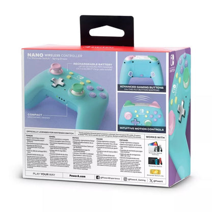 PowerA Nintendo Switch Enhanced Wireless Controller Spring Dream: USB Compatible
