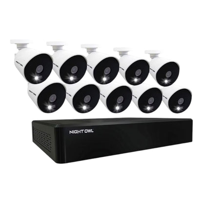 Night Owl 16-Ch 10-Camera 1080p Security System 1TB HDD DVR & Spotlights CL-D2P-16-110L