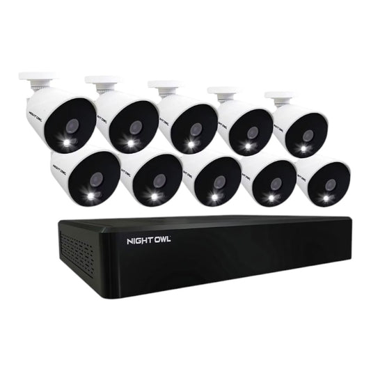 Night Owl 16-Channel 10-Camera 1080p Security System with 1TB HDD DVR and Spotlights CL-D2P-16-110L
