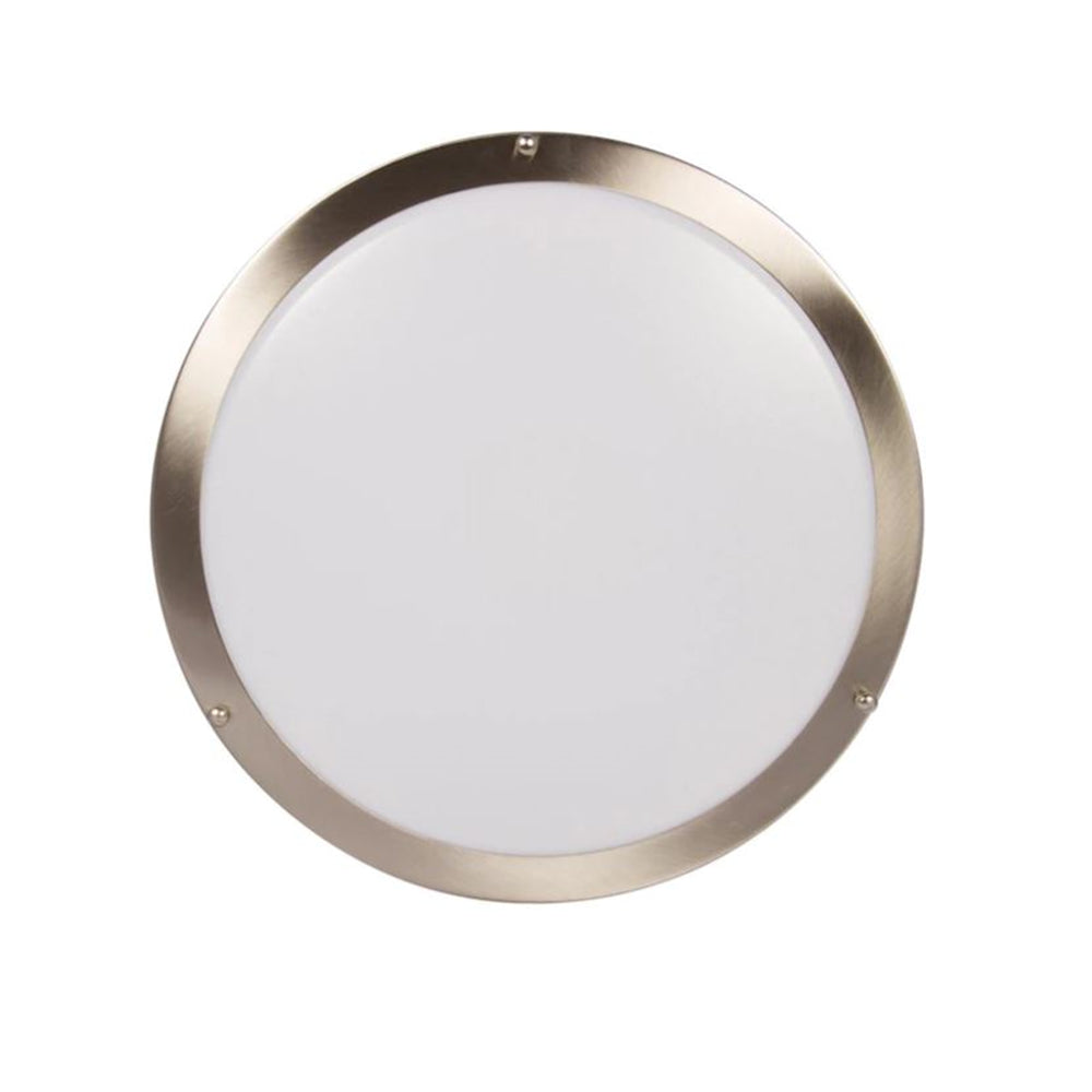 Luminance Flush Mount Bright Satin Nickel Ceiling Spotlight- F9913-80-1-3K