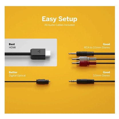 VIZIO V-Series 2.1 Channel Sound Bar System with Wireless Subwoofer Black V21-H8R