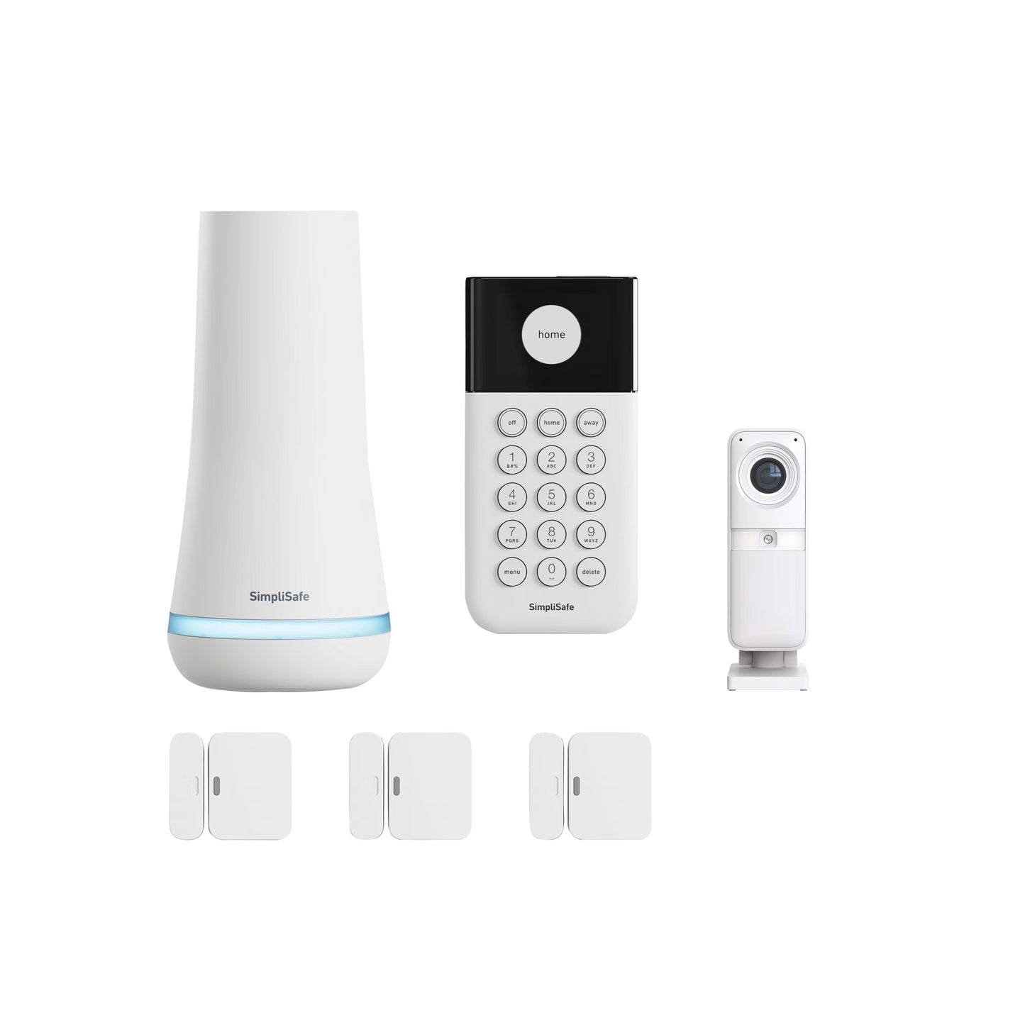 SimpliSafe 6-Pc Home Security System Security Camera & Entry Sensors KT061-01RUS