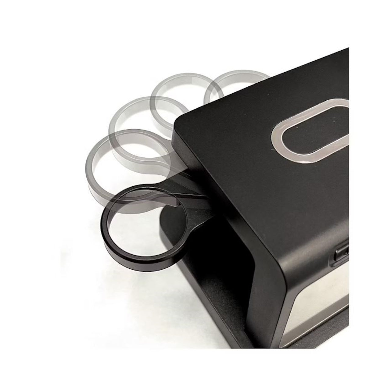 Smartpoint Wireless Charging Alarm Clock with Night Light, Smart Watch and Earbuds Charging Stations SPWLSCHACNL2