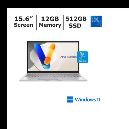Asus Vivobook 15.6" FHD Touchscreen Laptop Core 5-120U 12GB 512GB SSD 90NB13Y2-M00950