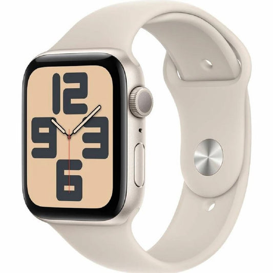 Apple Watch SE 2nd Gen (GPS) 40mm Starlight Aluminum Case w/ Starlight Sport Band - S/M - Starlight