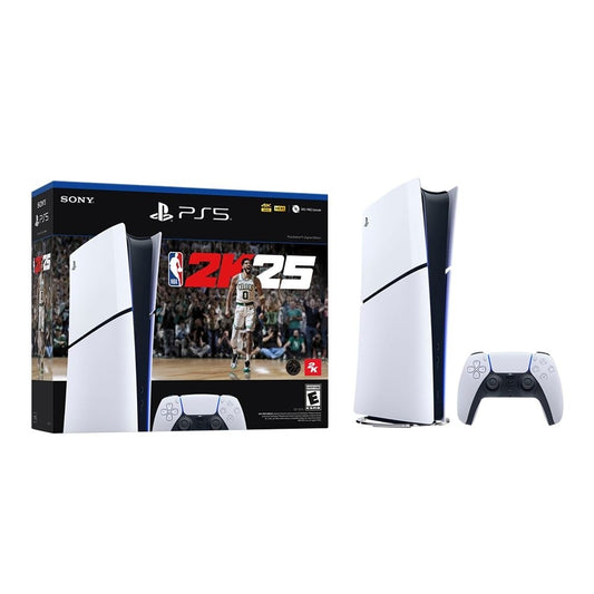 Sony PlayStation 5 Slim Console Digital Edition NBA 2K25 Bundle Black 1000044179