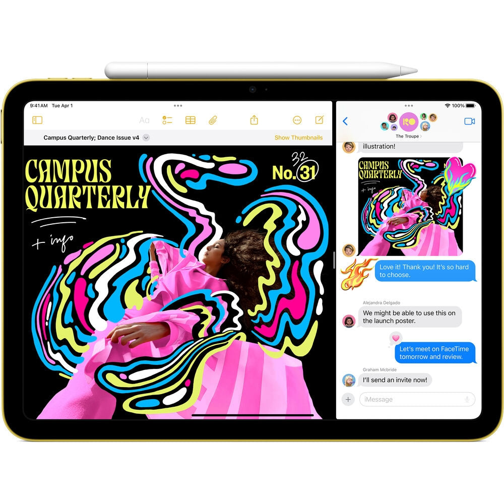 Apple 11-inch iPad A16 chip with Wi-Fi 128GB Silver MD3Y4LLA