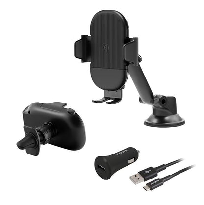 Philips 3-in-1 Car Charging Kit - Black DLP6543CC/37-T1