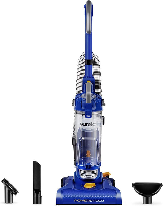 Eureka NEU182A PowerSpeed Bagless Upright Vacuum Cleaner, Lite, Blue NEU182A