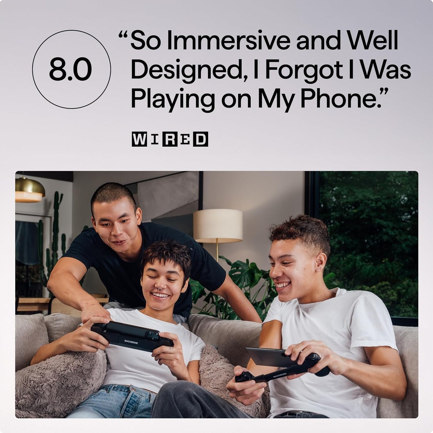 Backbone One PlayStation Edition Mobile Gaming Controller for iPhone 2nd Gen White BB-02-P-WS