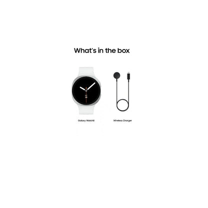 Samsung Galaxy Watch8 Aluminum Smartwatch 44mm LTE Silver (2025) SM-L335UZSAXAA