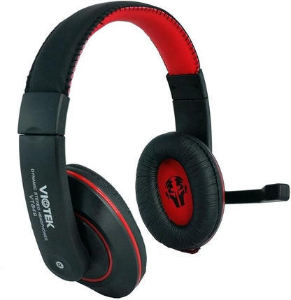 Viotek R-VT849MV Hi-Fi Headphones - 40mm Drivers, Mini-Jack Interface, Microphone