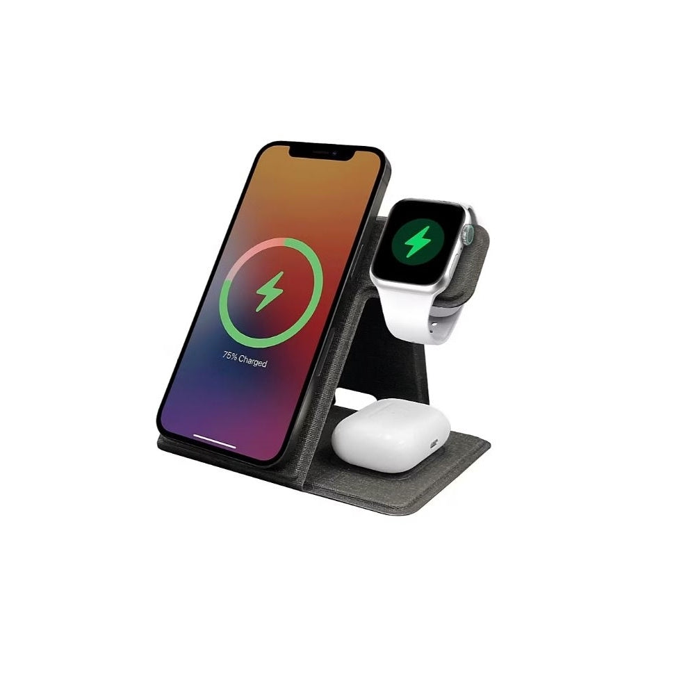 Smartpoint 3-in-1 Folding Magsafe Wireless Charging Station SPWLSCHRGFLD