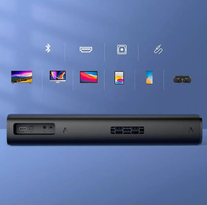 MOVSSOU Bluetooth Sound Bar Small Surround Sound 17"