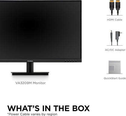 ViewSonic VA3209M 32 Inch 1080p 75Hz 1ms IPS Computer Monitor, Full HD, HDMI, VGA - Black