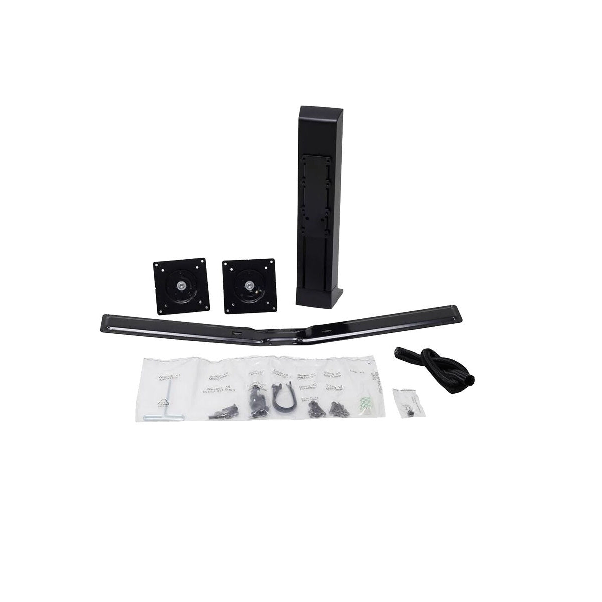 Ergotron WorkFit Dual Monitor Kit for WorkFit Standing Desks Black 97-934-085
