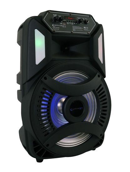 Technical Pro Rechargeable 12" Bluetooth LED Speaker with USB / TF Card Inputs XP12PKG