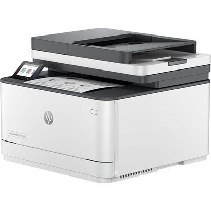 HP - LaserJet Pro MFP 3101sdw Wireless AI-Enabled Black-and-White All-in-One Laser Printer - White