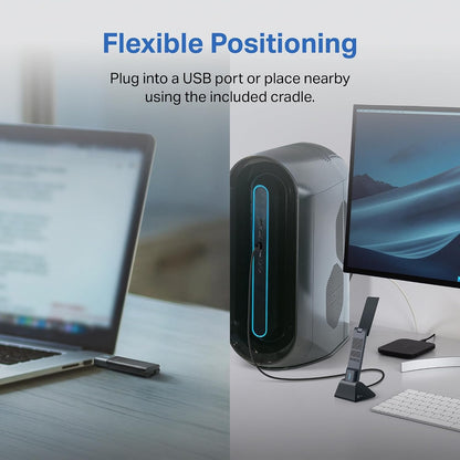 TP-Link Archer TXE50UH AXE3000 Tri-Band Wi-Fi 6E USB Adapter