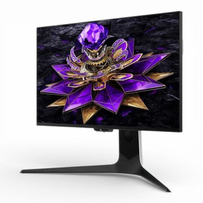 TCL 27" R94 Series 4K UHD HDR QD-Mini LED, 165Hz, 1ms GTG, Built-In Stereo Speakers, Adjustable Stand, Gaming Monitor Black and White 27R94